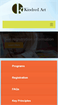 Mobile Screenshot of kindredartstudio.com